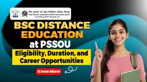 BSc Distance Education program at PSSOU University