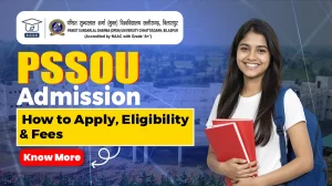 PSSOU Admission 2026 Application & Fee Guide